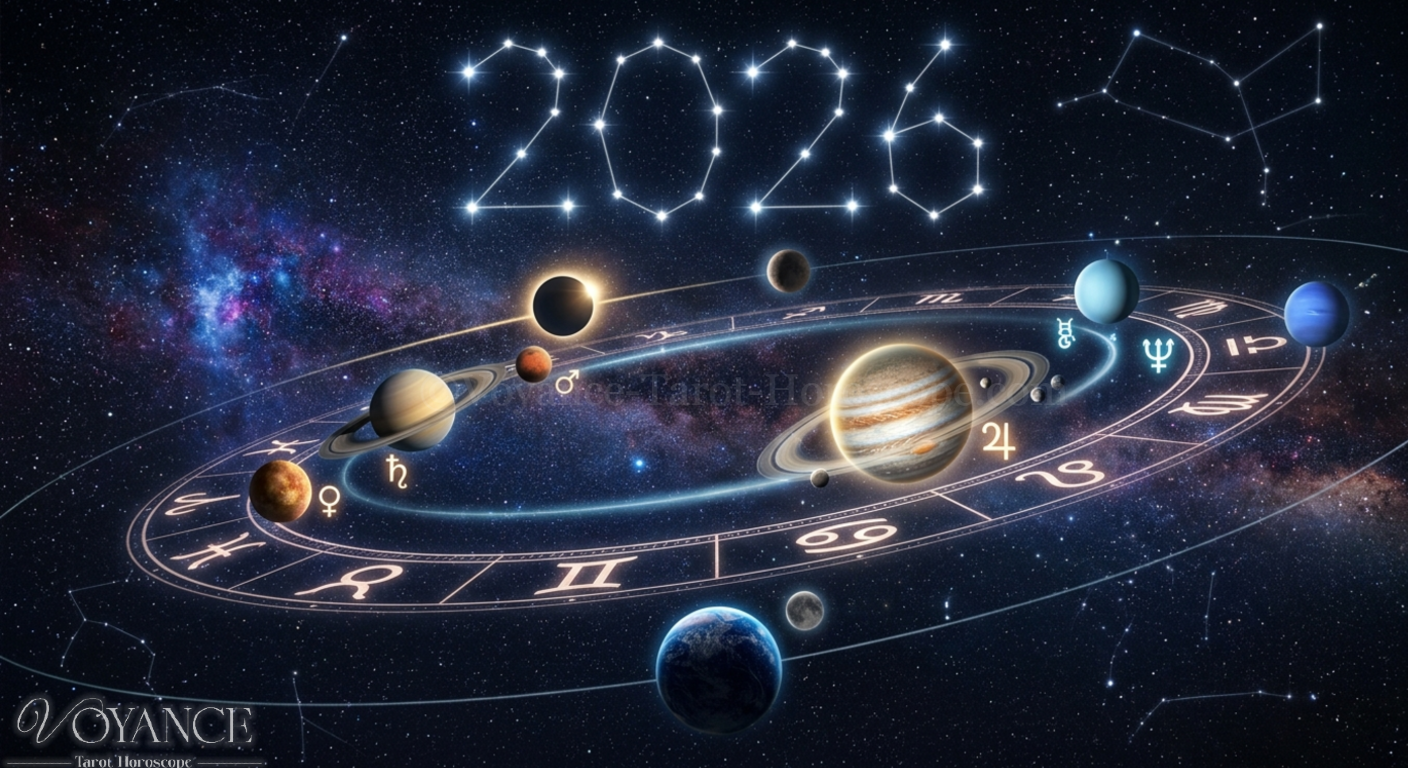 Prédictions 2026 — transits planétaires et grandes tendances astrologiques