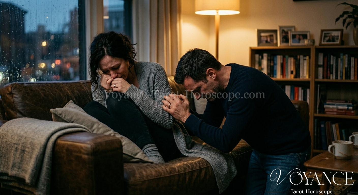 Un couple en crise, distance et présence simultanées