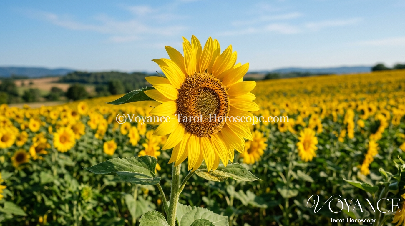 Blog de spiritualité 33 Les vertus ésotériques du tournesol : fleur solaire de la joie, de la loyauté et de la vitalité. Symbolique, usages en magie verte et rituel de lumière.