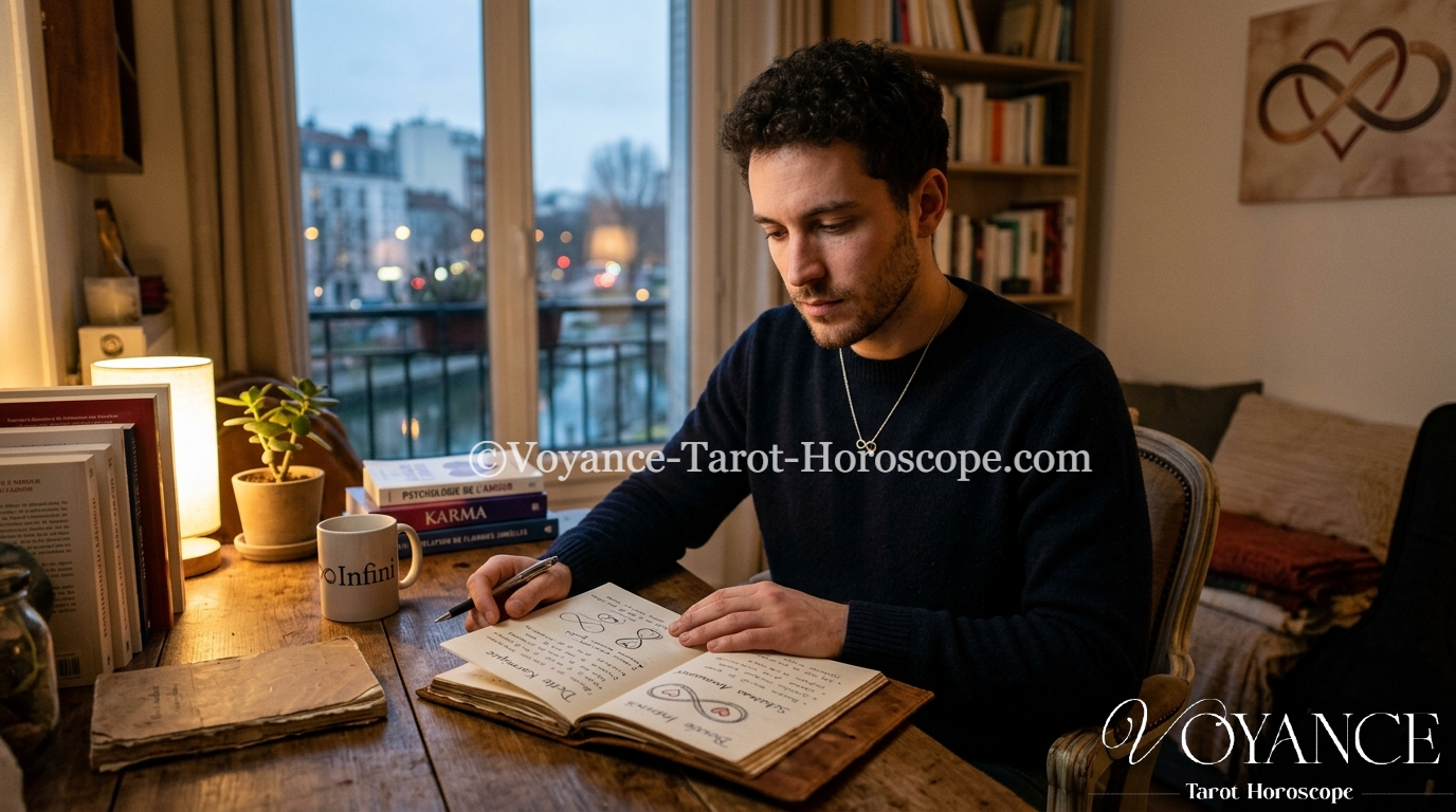 Blog de spiritualité 30 Pourquoi attire-t-on toujours le même type d'hommes ou de femmes ? Découvrez la dette karmique, les schémas amoureux répétitifs et comment briser le cycle.
