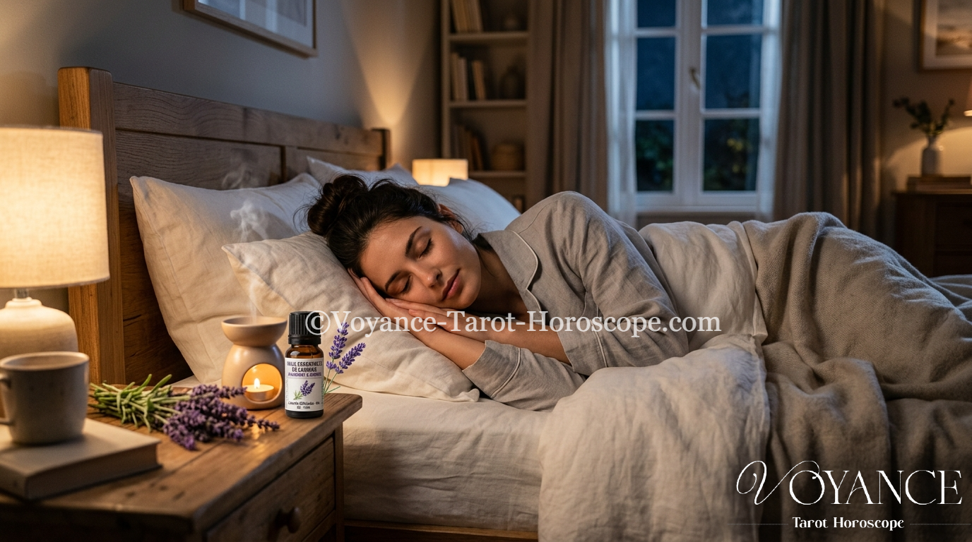 Blog de spiritualité 35 L'huile essentielle de lavande favorise le calme et le sommeil. Découvrez ses vertus apaisantes, comment l'utiliser le soir et les précautions à respecter.