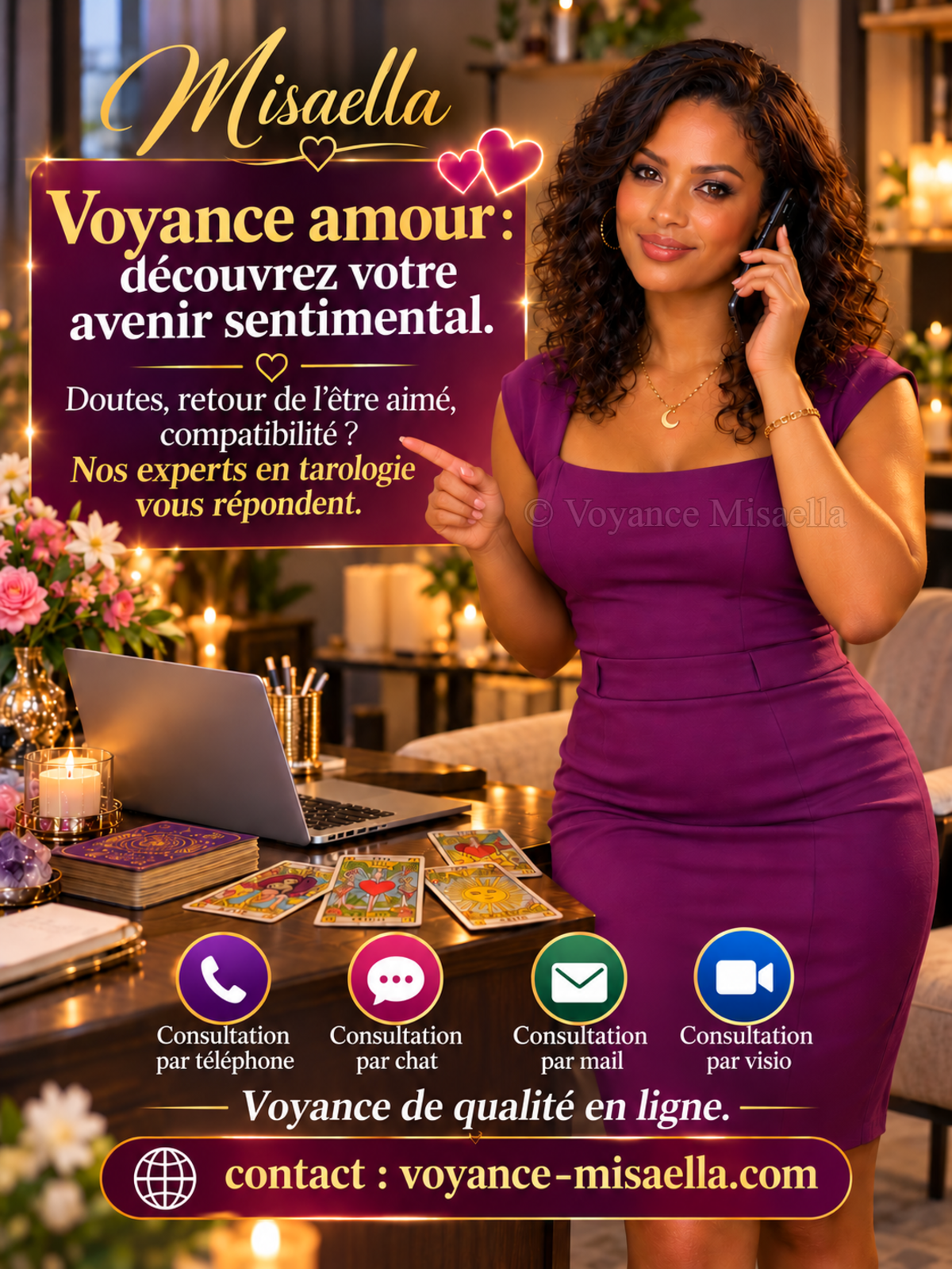 Voyance par Téléphone | Experts Sérieux 24h/7j | Réponses Immédiates🔮 17 Voyance amour