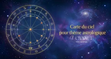 Carte du ciel pour theme astrologique