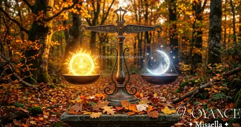 Équinoxe d'automne 2026, le 23 septembre : sens spirituel, Mabon, traditions du monde et recettes magiques d'équilibre jusqu'à la Nouvelle Lune en Balance.