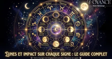 Lunes et impact sur chaque signe