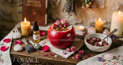 La pomme, fruit de l'amour en magie : mythes, étoile de Vénus, deux recettes magiques d'amour, divinations traditionnelles et le bon moment pour chaque rituel.
