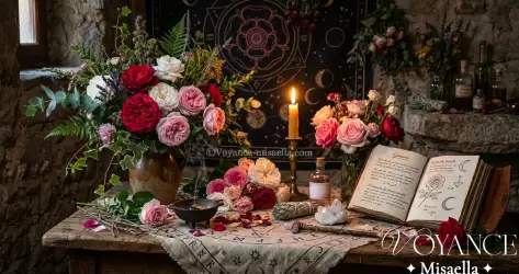 C'est quoi la magie rose ? Définition, différence avec la magie rouge, les 10 plantes clés (rose, jasmin, myrte, lavande...) et 3 rituels d'amour doux.